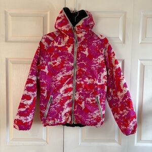 Skea Java Reversible Parka Coat Black Hot Pink Komodo Ski Wear Snow Suit 4 Soft